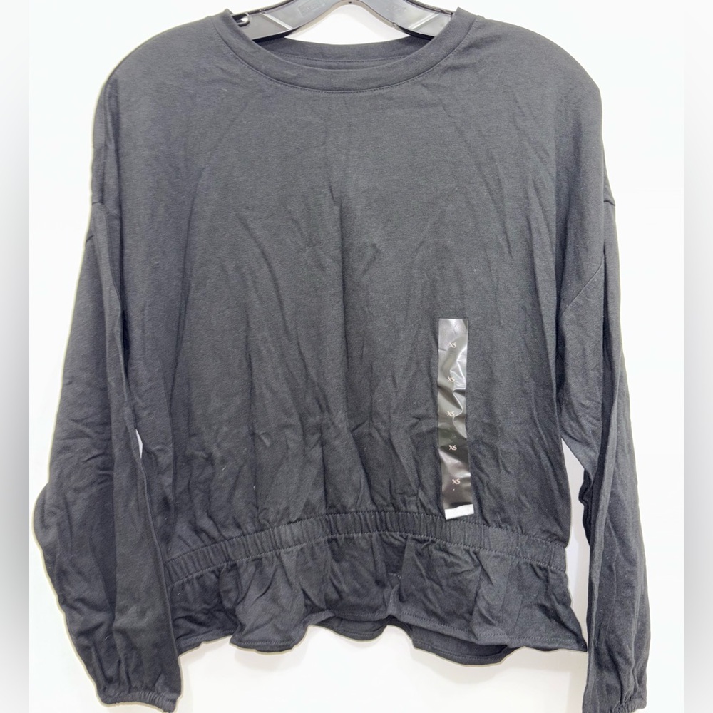 NEW Banana Republic Cinched Black Long sleeve